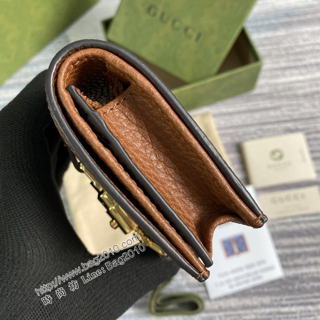 Gucci2021新顏色女包 古馳jackie1961系列女士短錢包 Gucci丹寧系列牛仔布短夾 645536  ydg3200